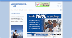 Desktop Screenshot of anglersurvey.com